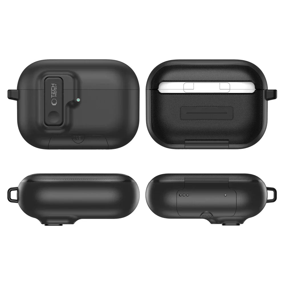 Tech - Protect AirPods Pro 3 - Θήκη από Σκληρό Πλαστικό - Slim Hook - Black