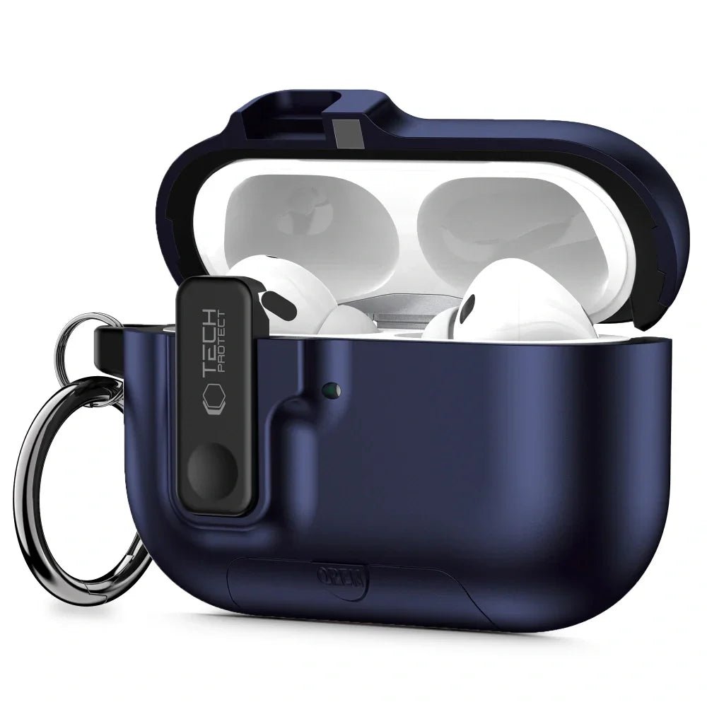 Tech - Protect AirPods Pro 3 - Θήκη από Σκληρό Πλαστικό - Slim Hook - Navy Blue