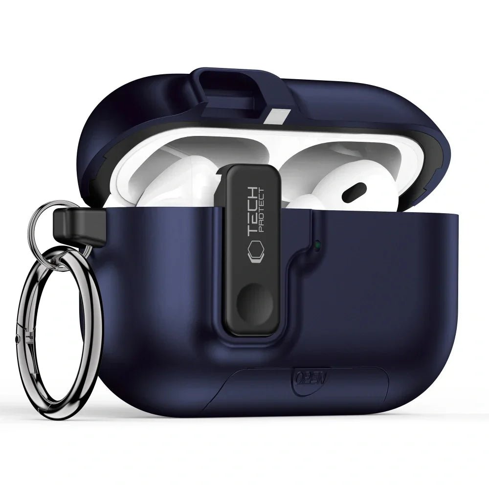 Tech - Protect AirPods Pro 3 - Θήκη από Σκληρό Πλαστικό - Slim Hook - Navy Blue