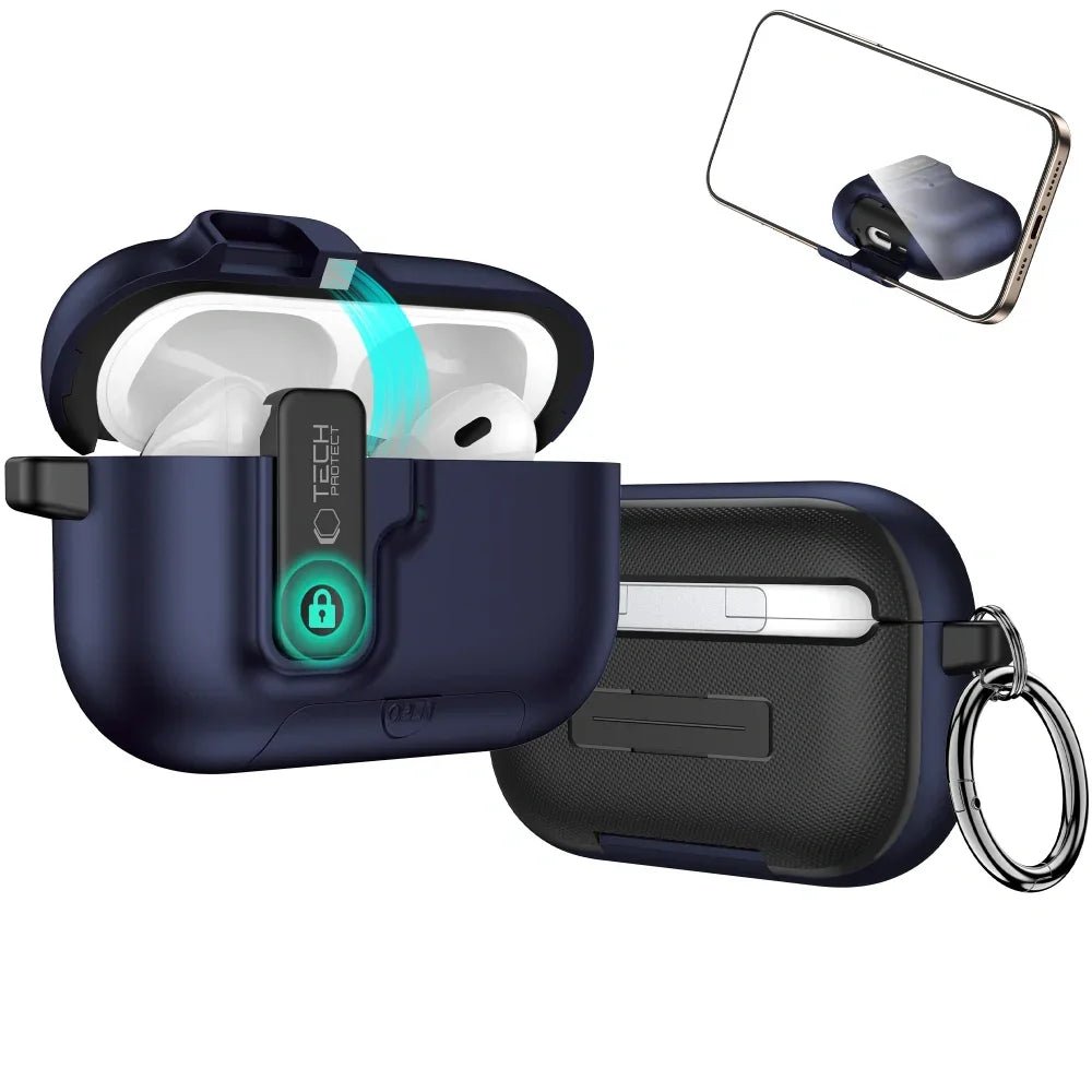 Tech - Protect AirPods Pro 3 - Θήκη από Σκληρό Πλαστικό - Slim Hook - Navy Blue