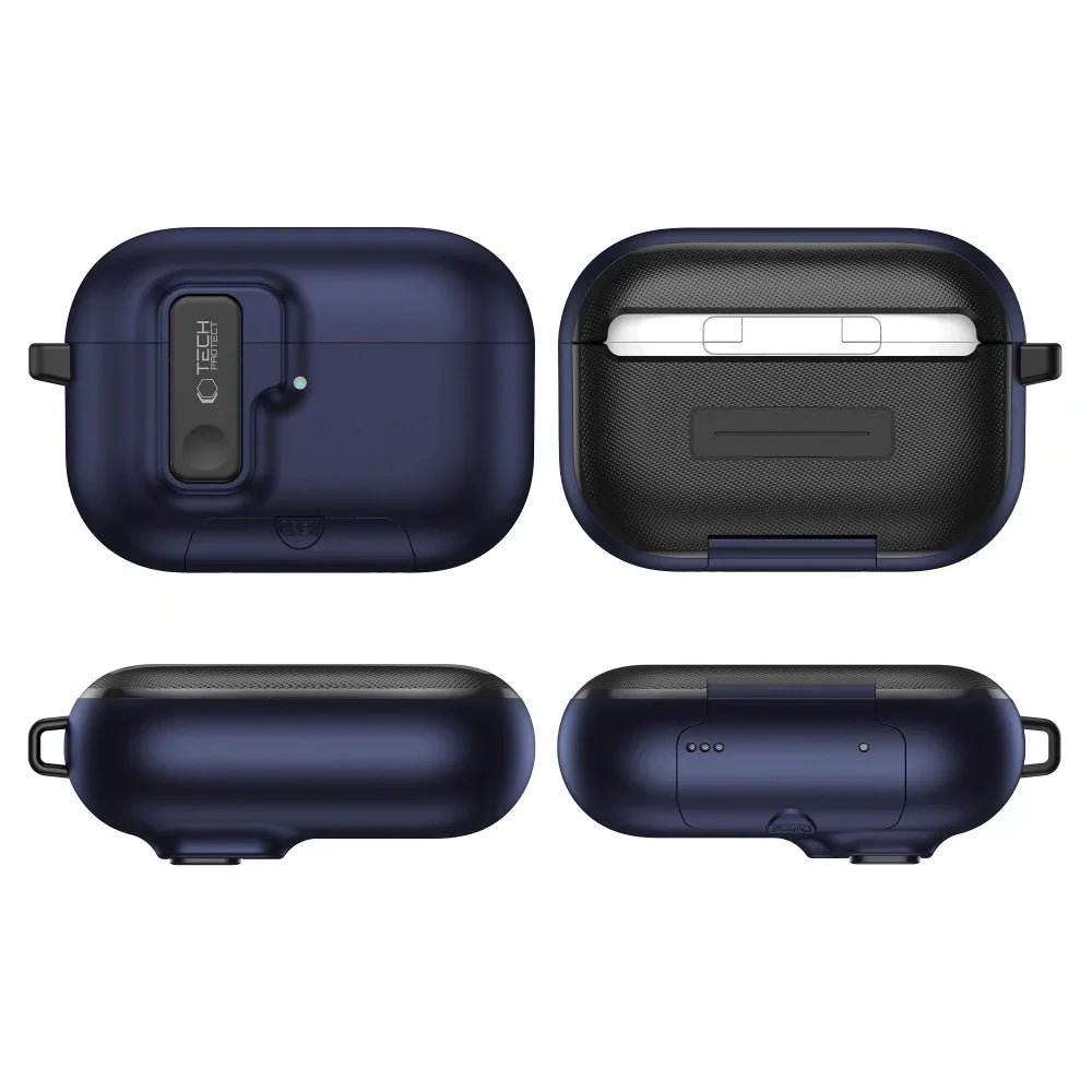 Tech - Protect AirPods Pro 3 - Θήκη από Σκληρό Πλαστικό - Slim Hook - Navy Blue