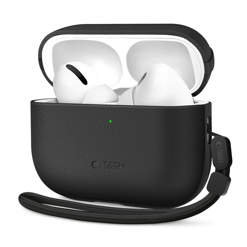 Tech - Protect AirPods Pro 3 - Δερμάτινη Θήκη - NaturalFit - Black