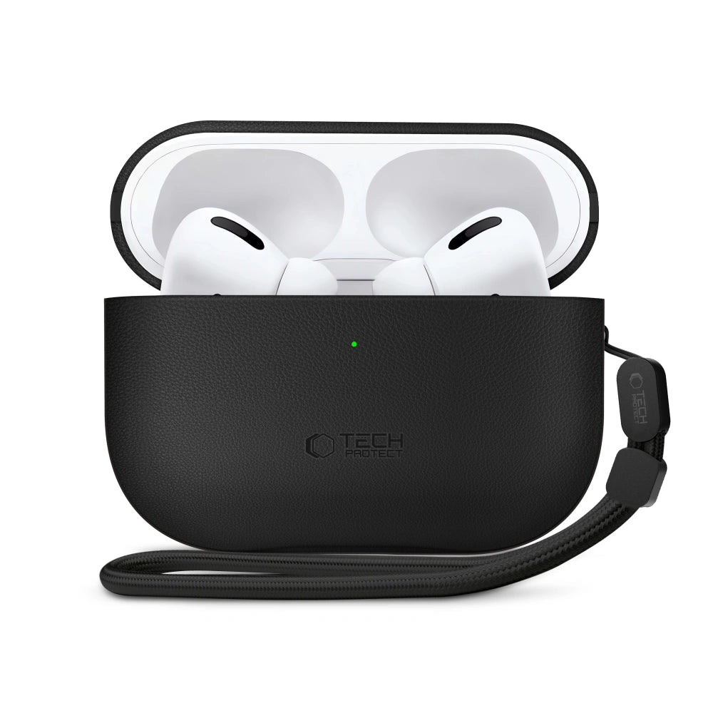 Tech - Protect AirPods Pro 3 - Δερμάτινη Θήκη - NaturalFit - Black