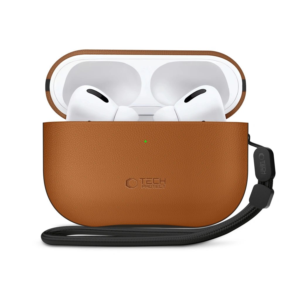 Tech - Protect AirPods Pro 3 - Δερμάτινη Θήκη - NaturalFit - Brown
