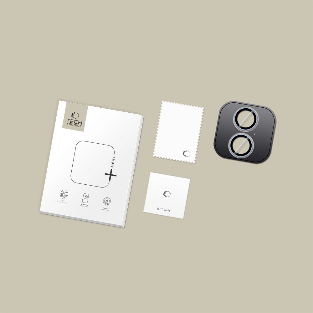 Tech - Protect iPhone 16 / 16 Plus / 17 - Camring Fit+ - Αντιχαρακτικό Γυαλί για την Κάμερα - Mist Blue