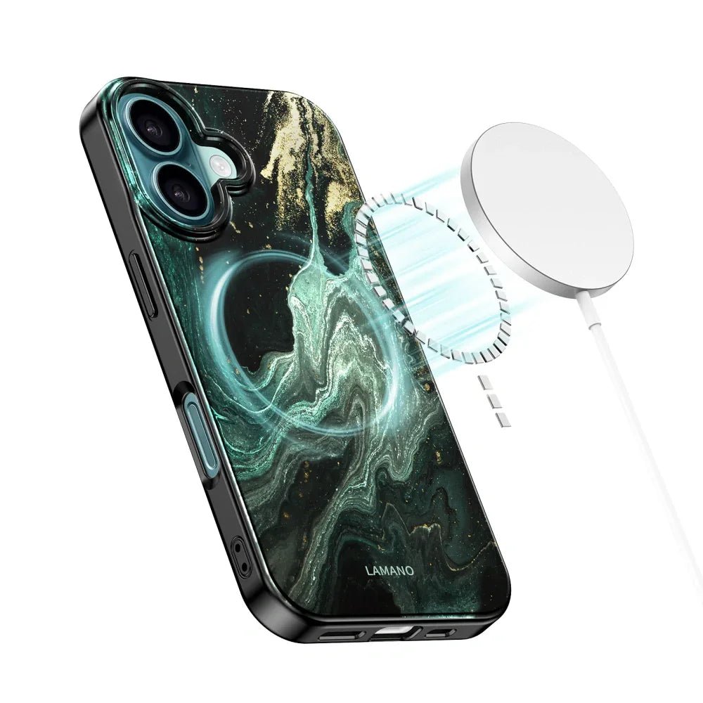Tech - Protect iPhone 16 - Lamano MagSafe - Σκληρή Θήκη με MagSafe - Verde Aura