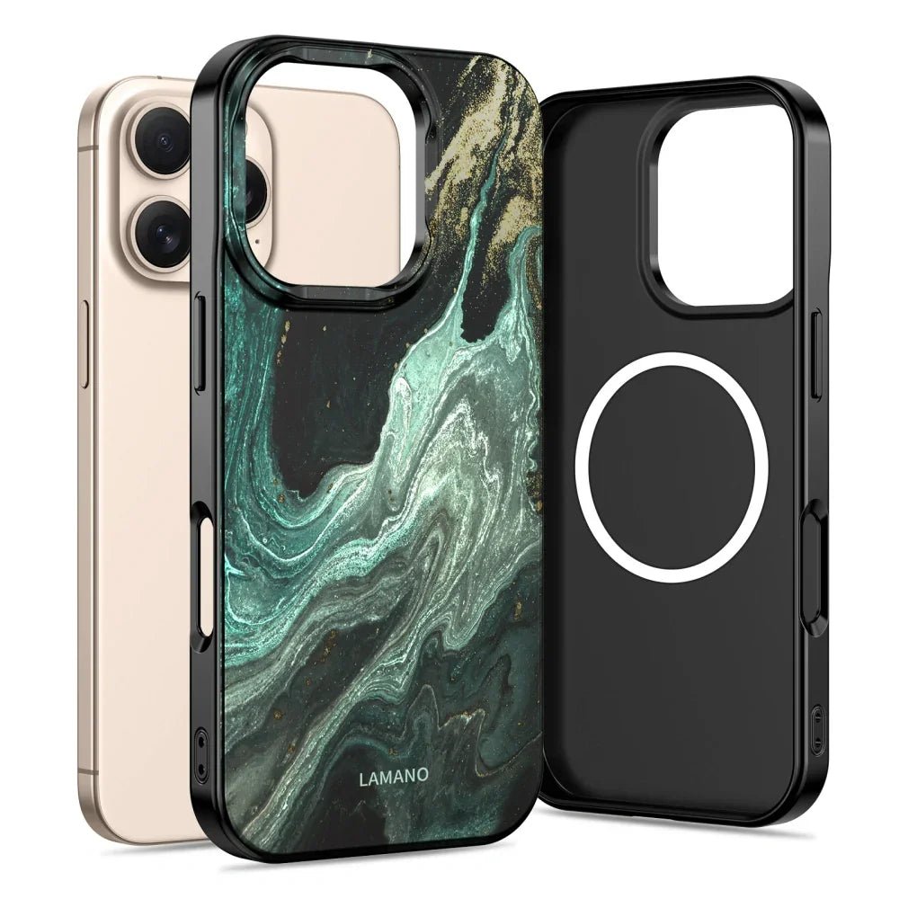 Tech - Protect iPhone 16 Pro - Lamano MagSafe - Σκληρή Θήκη με MagSafe - Verde Aura