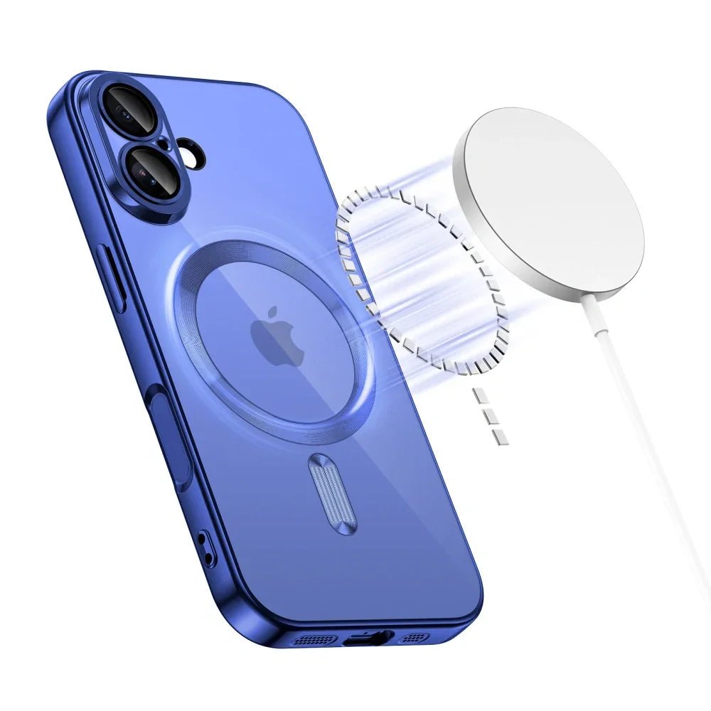 Tech - Protect iPhone 17 MagFlex - Θήκη Σιλικόνης TPU με MagSafe - Shiny Mist Blue