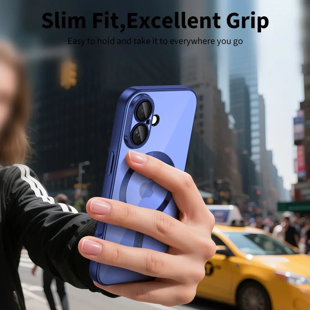 Tech - Protect iPhone 17 MagFlex - Θήκη Σιλικόνης TPU με MagSafe - Shiny Mist Blue