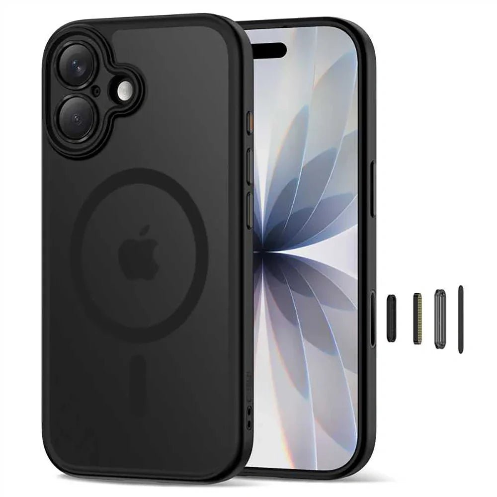 Tech - Protect iPhone 17 - MagPeak MagSafe CC - Σκληρή Θήκη με Πλαίσιο Σιλικόνης - Matte Black