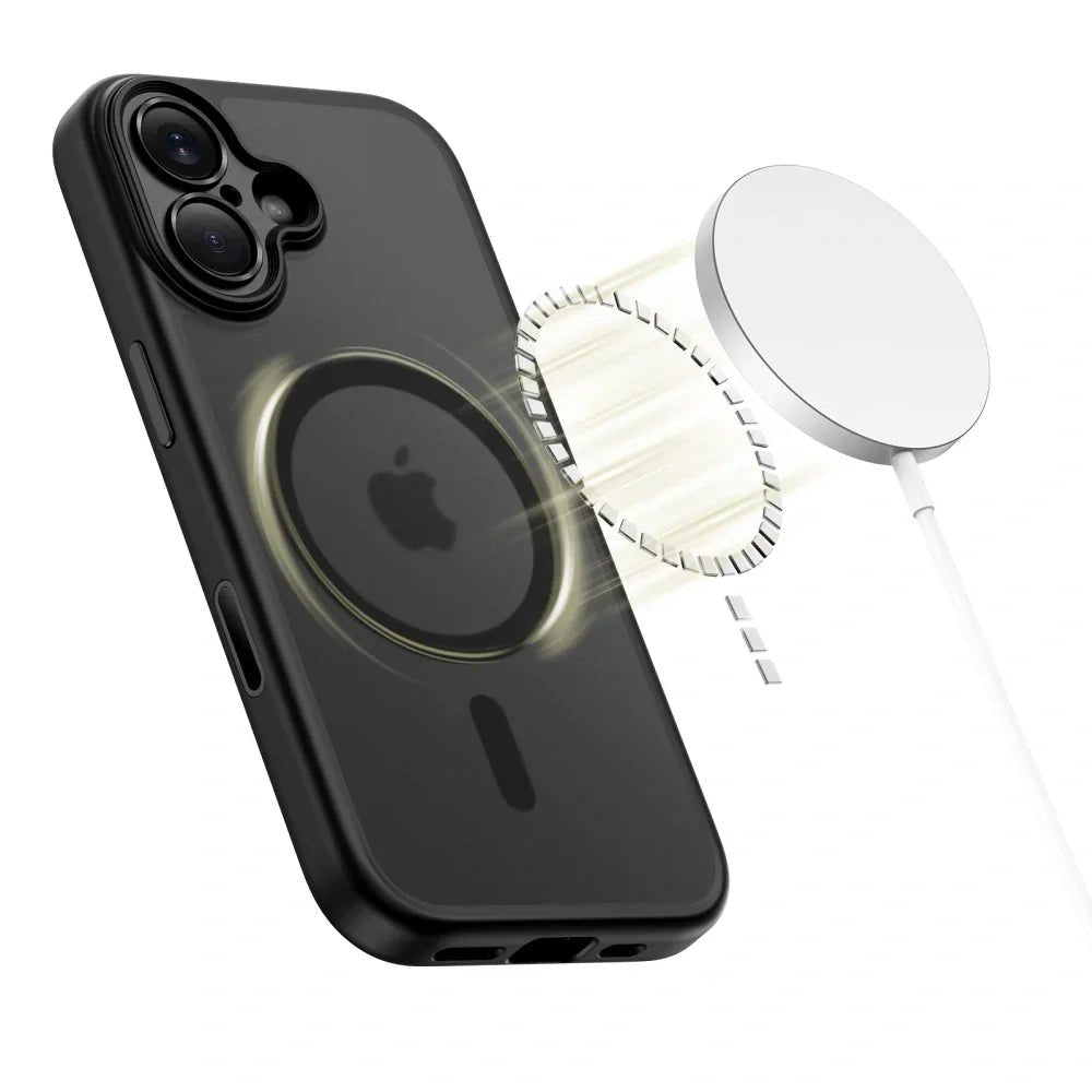 Tech - Protect iPhone 17 - MagPeak MagSafe CC - Σκληρή Θήκη με Πλαίσιο Σιλικόνης - Matte Black