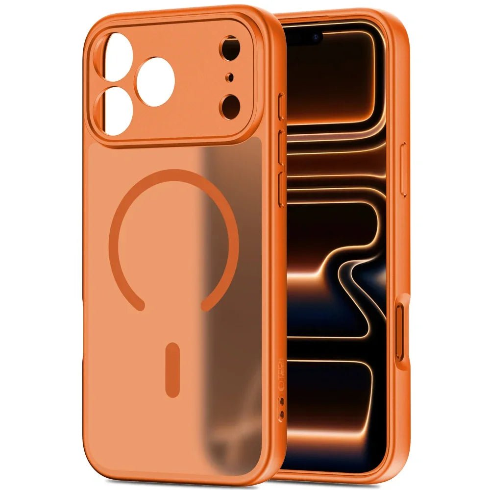 Tech - Protect iPhone 17 Pro BasicMag - Σκληρή Θήκη με Πλαίσιο Σιλικόνης και MagSafe - Matte Cosmic Orange