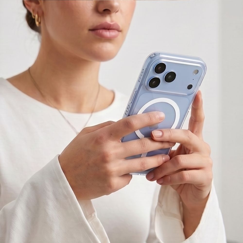Tech-Protect iPhone 17 Pro / iPhone 18 Pro - Flexair Hybrid MagSafe - Σκληρή Θήκη με Πλαίσιο Σιλικόνης και MagSafe - Clear
