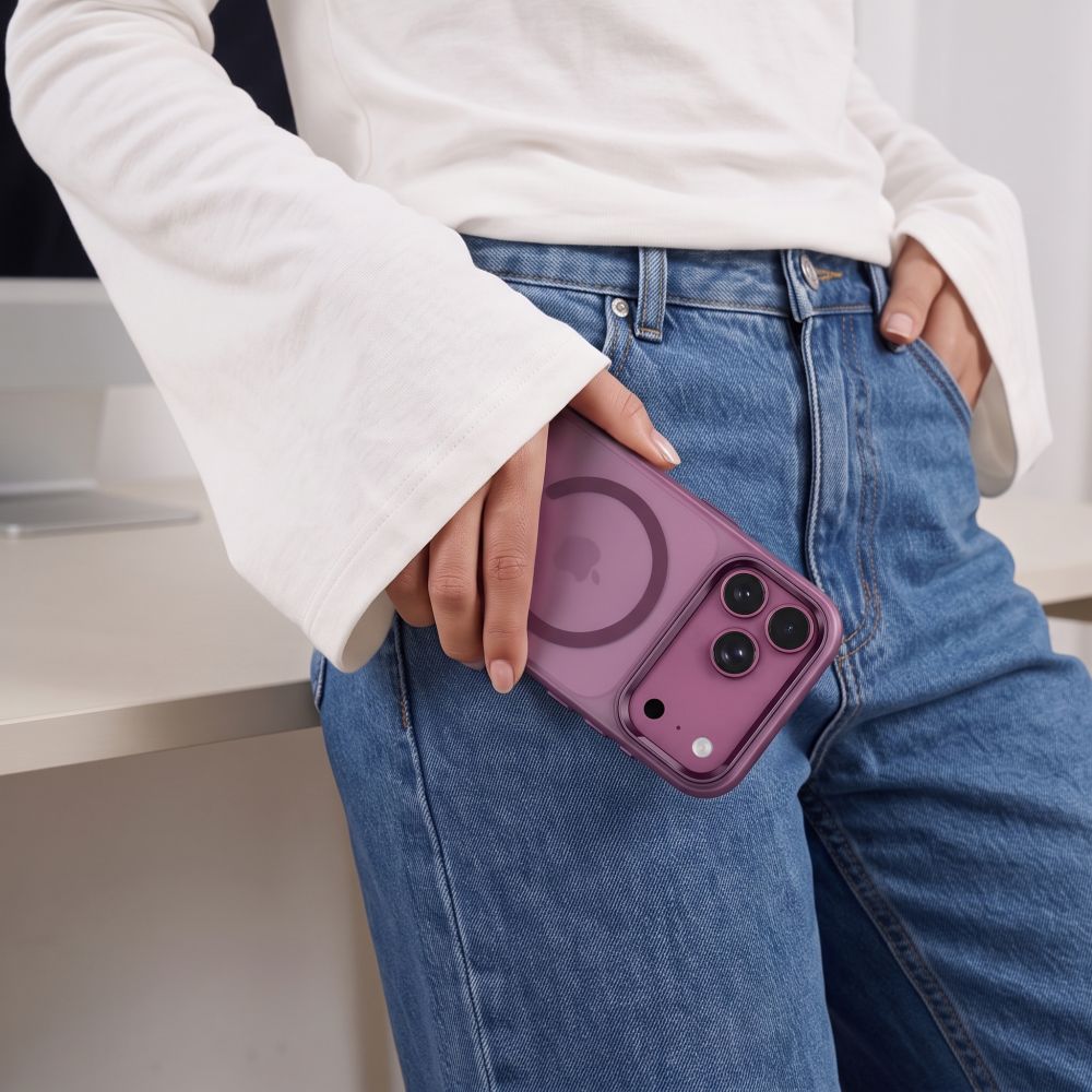 Tech-Protect iPhone 17 Pro / iPhone 18 Pro - Σκληρή Θήκη - MagZero MagSafe - Matte Dark Cherry