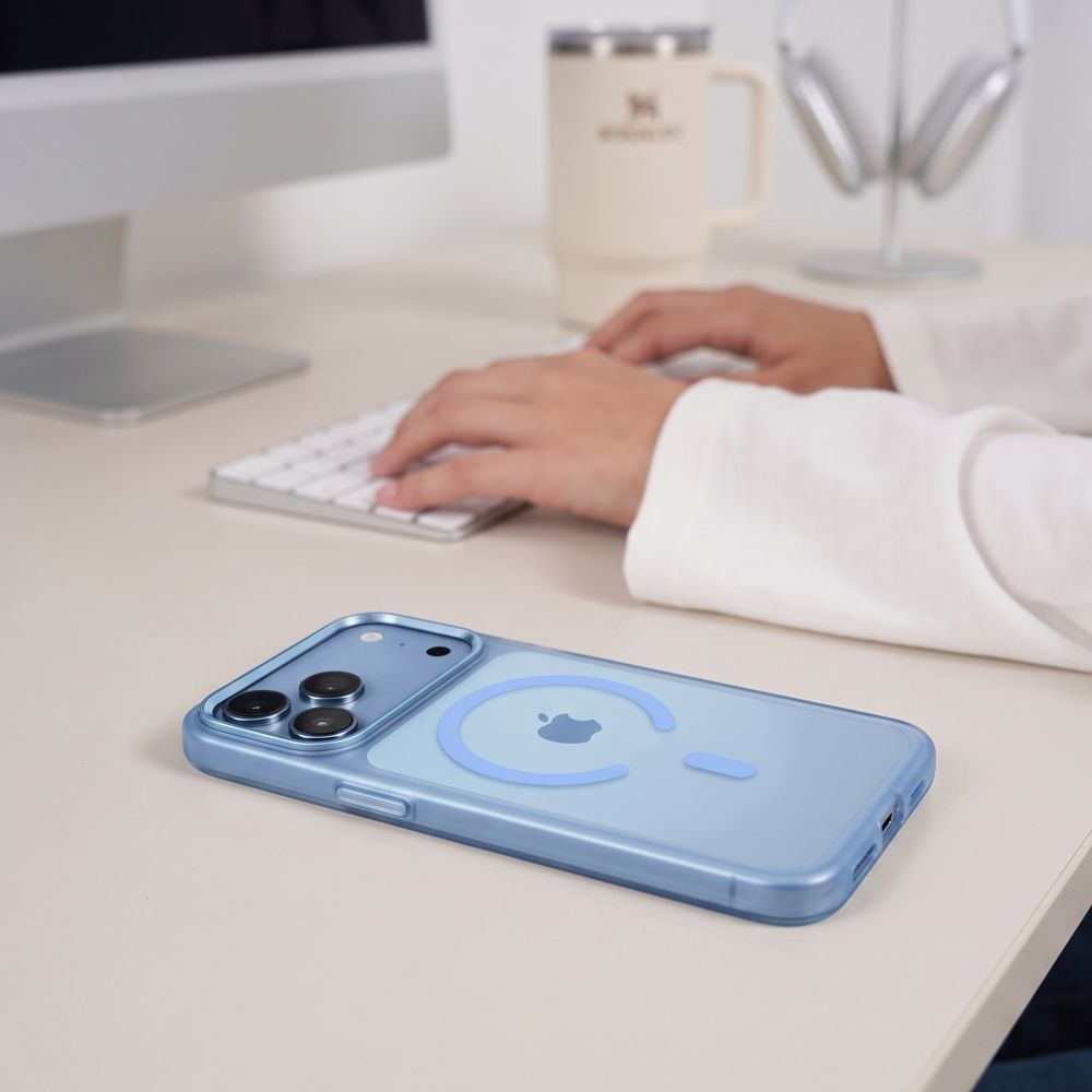 Tech-Protect iPhone 17 Pro / iPhone 18 Pro - Σκληρή Θήκη - MagZero MagSafe - Matte Light Blue