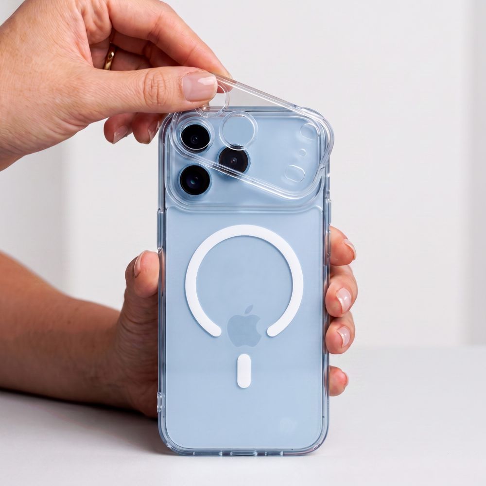 Tech-Protect iPhone 17 Pro / iPhone 18 Pro - Σκληρή Θήκη με Πλαίσιο Σιλικόνης - MagPeak MagSafe CC - Clear