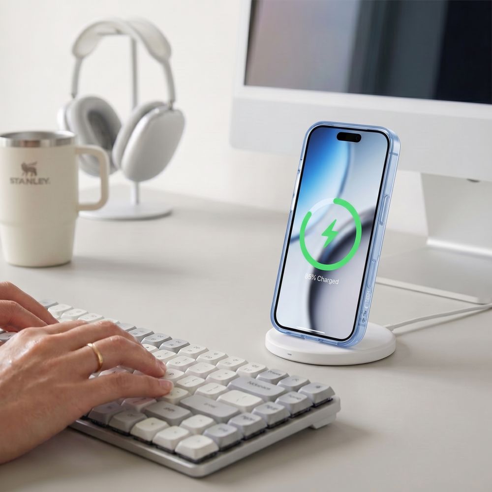 Tech-Protect iPhone 17 Pro / iPhone 18 Pro - Σκληρή Θήκη με Πλαίσιο Σιλικόνης - MagPeak MagSafe CC - Clear
