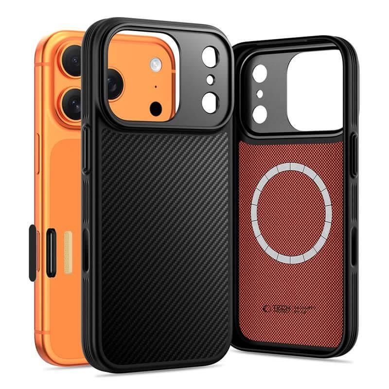 Tech - Protect iPhone 17 Pro - Kevlar Aramid CC MagSafe - Σκληρή Θήκη Kevlar - Black
