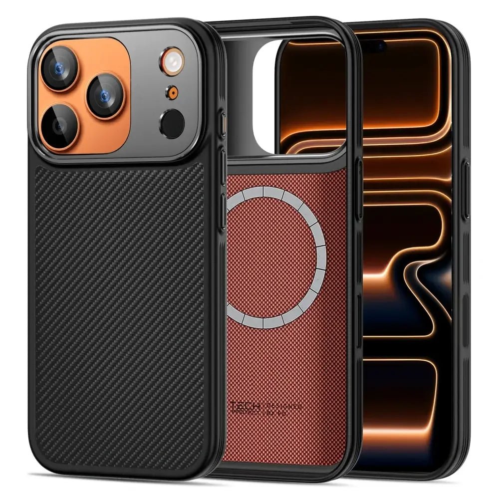 Tech - Protect iPhone 17 Pro - Kevlar Aramid CC MagSafe - Σκληρή Θήκη Kevlar - Black