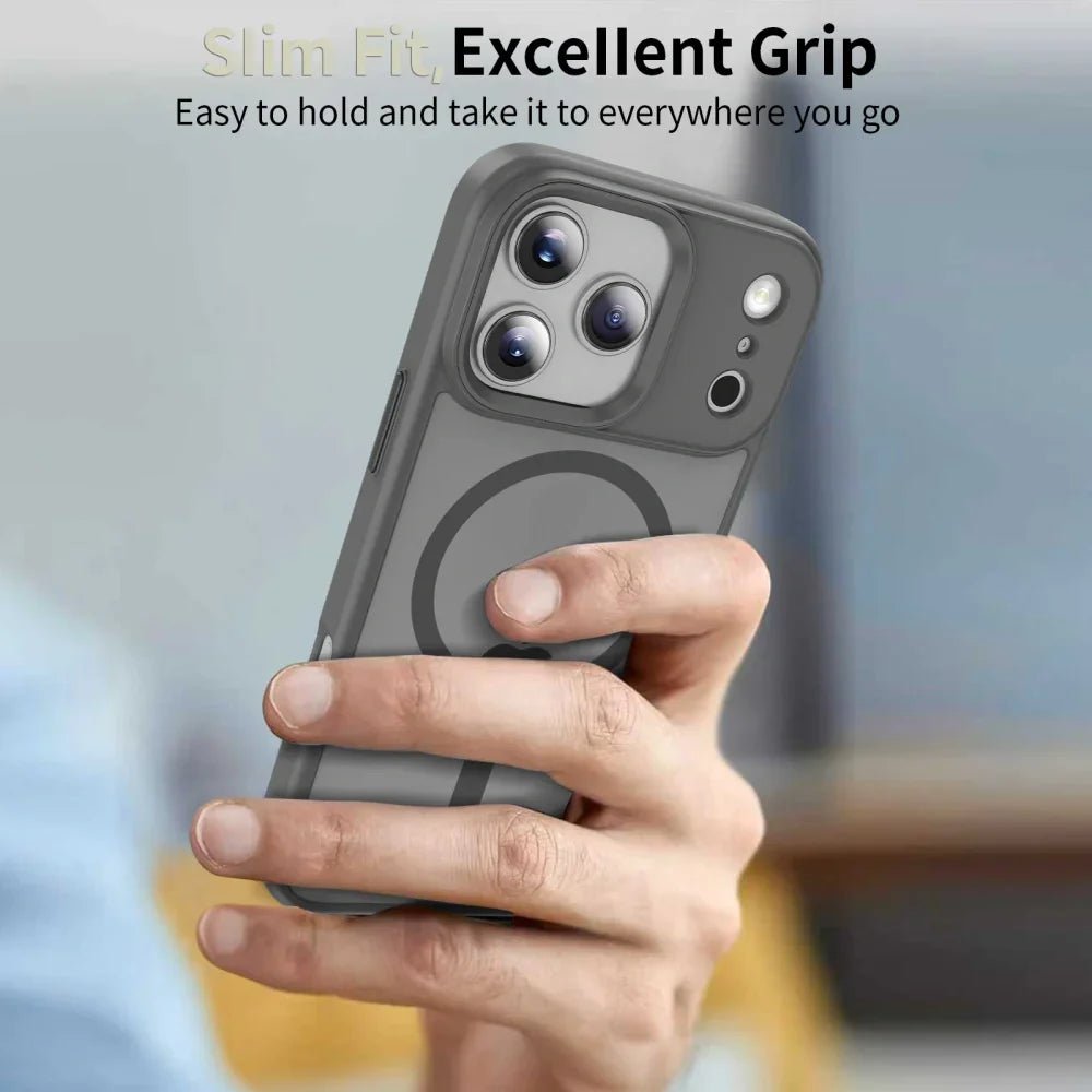 Tech - Protect iPhone 17 Pro - MagMat MagSafe - Σκληρή Θήκη με Πλαίσιο Σιλικόνης και MagSafe - Matte Crayon Grey