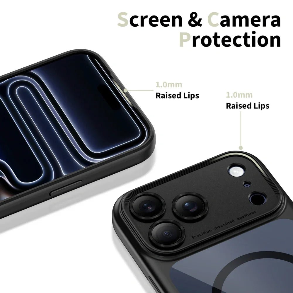 Tech - Protect iPhone 17 Pro - MagPeak MagSafe CC - Σκληρή Θήκη με Πλαίσιο Σιλικόνης - Black / Clear