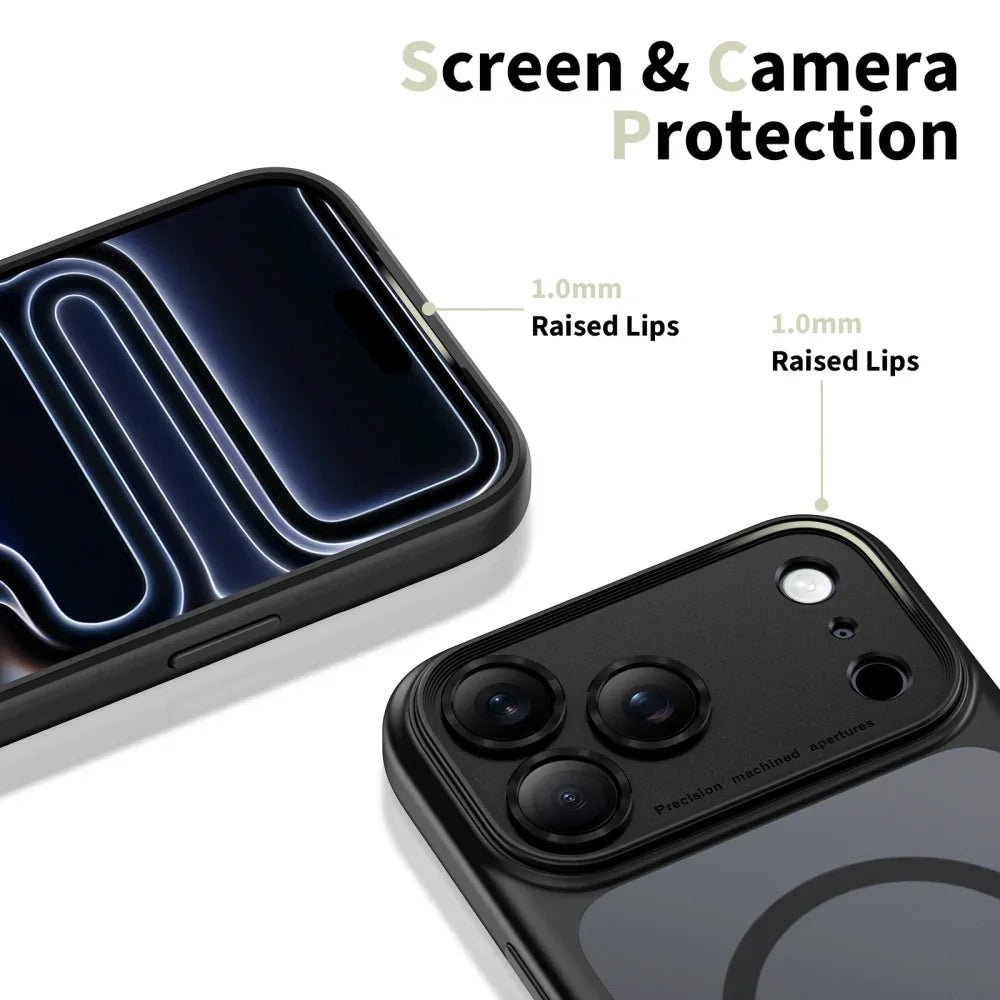 Tech - Protect iPhone 17 Pro - MagPeak MagSafe CC - Σκληρή Θήκη με Πλαίσιο Σιλικόνης - Matte Black