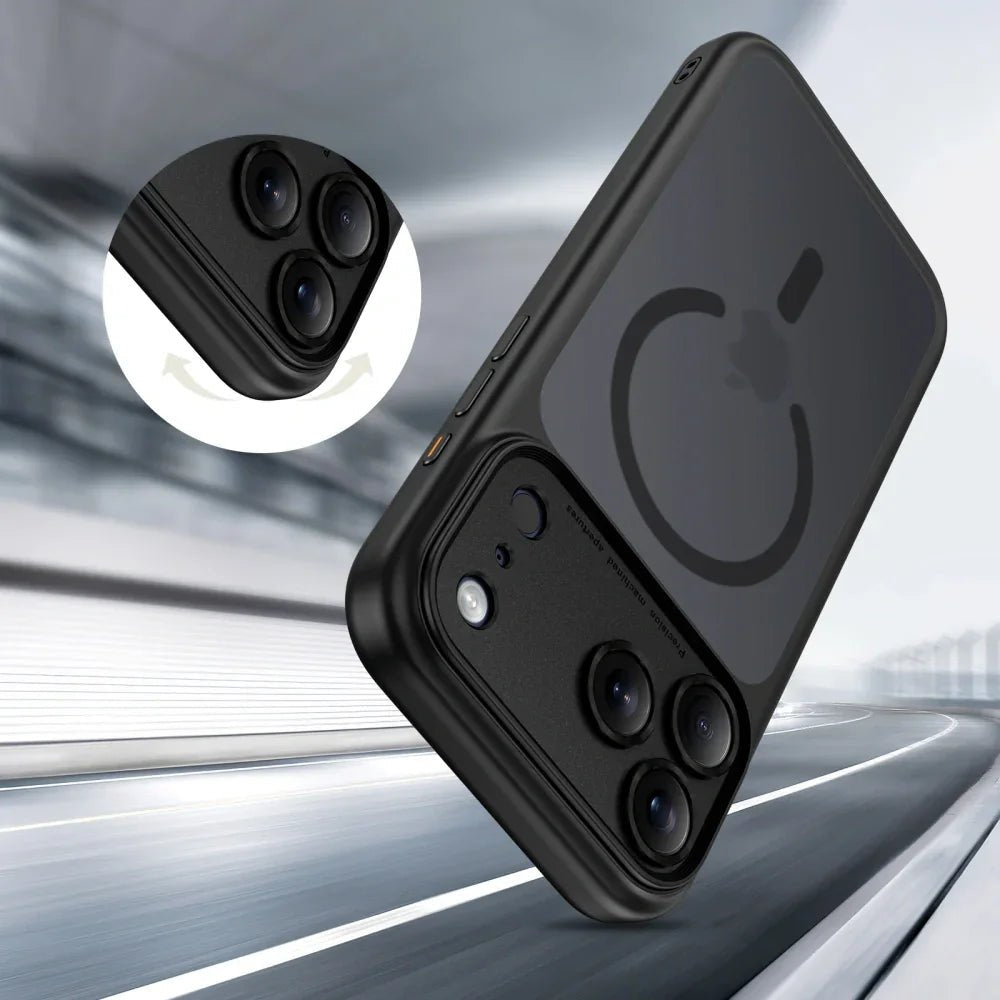 Tech - Protect iPhone 17 Pro - MagPeak MagSafe CC - Σκληρή Θήκη με Πλαίσιο Σιλικόνης - Matte Black