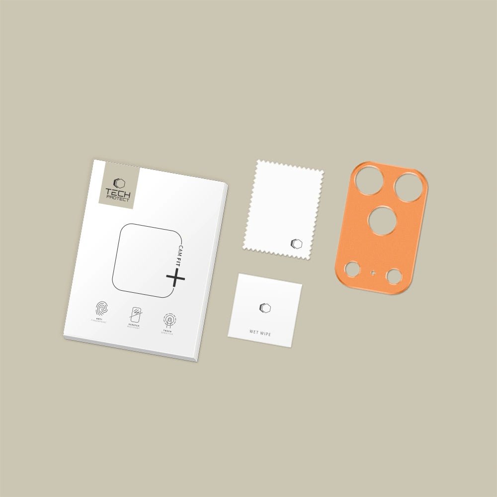 Tech - Protect iPhone 17 Pro Max - Camalloy Fit+ - Μεταλλικό Προστατευτικό για την Κάμερα - Cosmic Orange