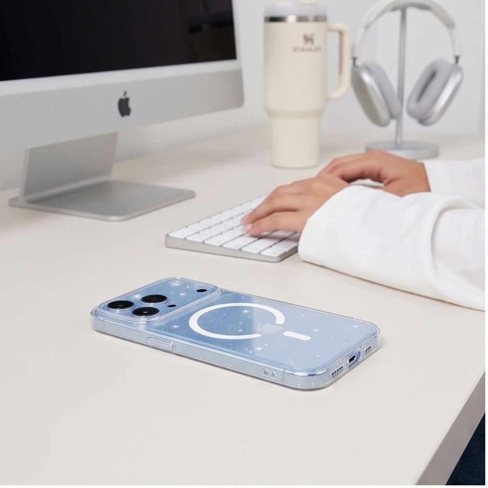 Tech-Protect iPhone 17 Pro Max / iPhone 18 Pro Max - Θήκη Σιλικόνης TPU με MagSafe - Flexair - Glitter