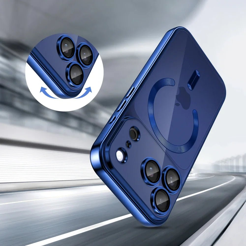 Tech - Protect iPhone 17 Pro Max MagFlex - Θήκη Σιλικόνης TPU με MagSafe - Shiny Deep Blue
