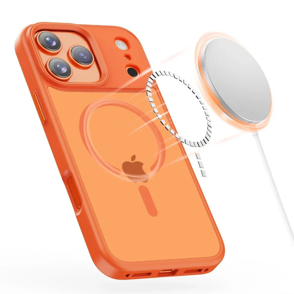 Tech - Protect iPhone 17 Pro Max - MagMat MagSafe - Σκληρή Θήκη με Πλαίσιο Σιλικόνης και MagSafe - Matte Cosmic Orange