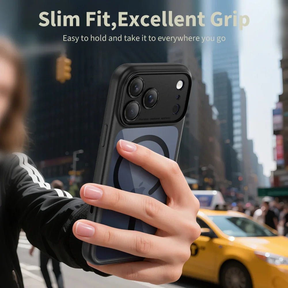 Tech - Protect iPhone 17 Pro Max - MagPeak MagSafe CC - Σκληρή Θήκη με Πλαίσιο Σιλικόνης - Black / Clear