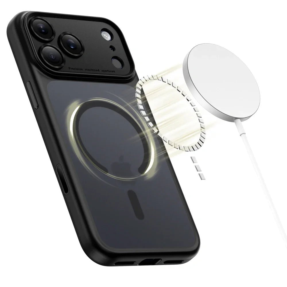 Tech - Protect iPhone 17 Pro Max - MagPeak MagSafe CC - Σκληρή Θήκη με Πλαίσιο Σιλικόνης - Matte Black