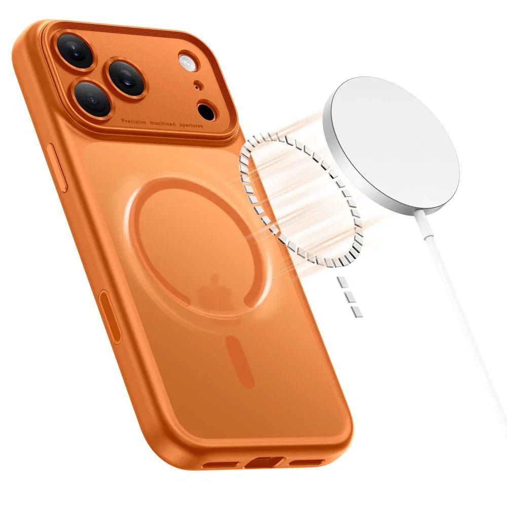 Tech - Protect iPhone 17 Pro Max - MagPeak MagSafe CC - Σκληρή Θήκη με Πλαίσιο Σιλικόνης - Matte Cosmic Orange