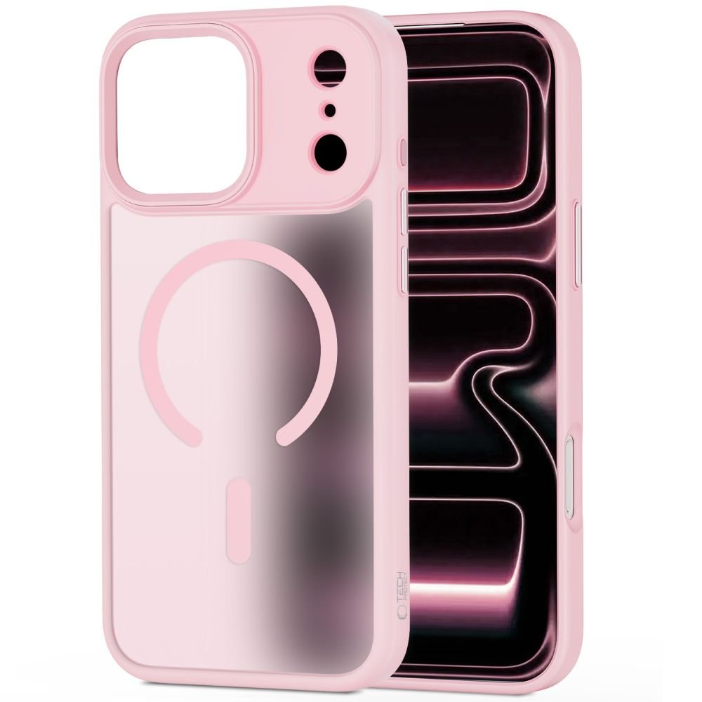 Tech - Protect iPhone 17 Pro - Σκληρή Θήκη με Πλαίσιο Σιλικόνης και MagSafe - MagMat MagSafe - Matte Pink
