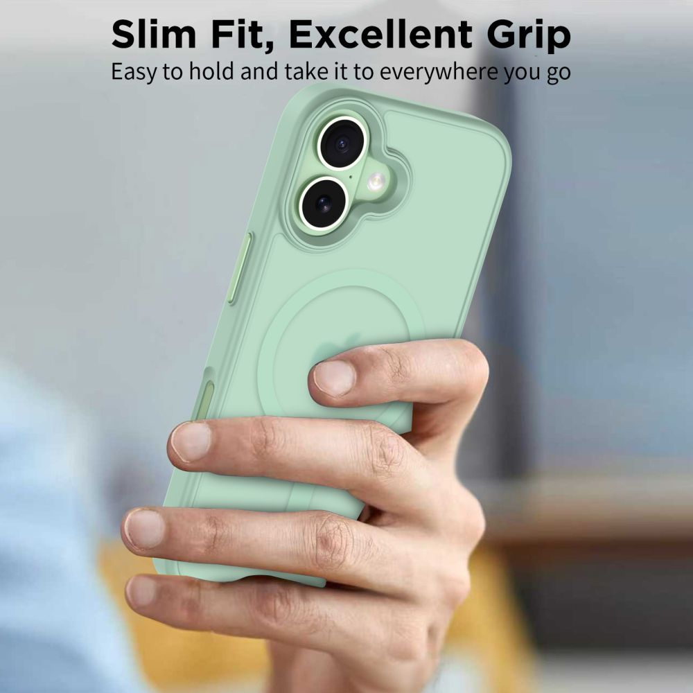 Tech - Protect iPhone 17 - Σκληρή Θήκη με Πλαίσιο Σιλικόνης - MagMat MagSafe - Matte Sage