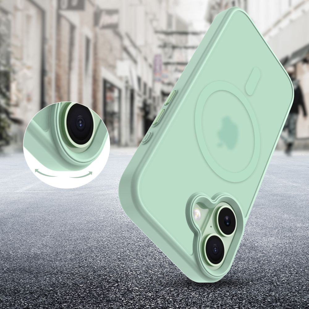 Tech - Protect iPhone 17 - Σκληρή Θήκη με Πλαίσιο Σιλικόνης - MagMat MagSafe - Matte Sage
