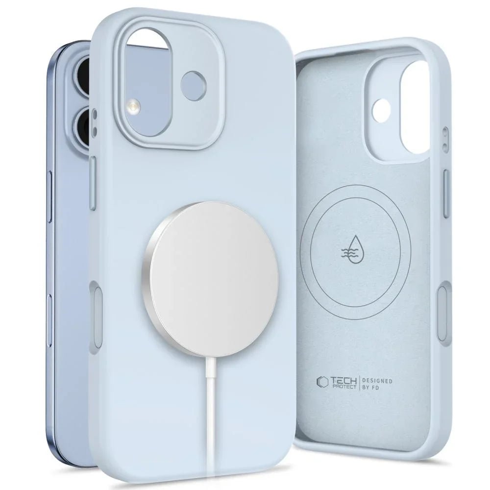Tech - Protect iPhone 17 - Uniq MagSafe - Θήκη Σιλικόνης - Mist Blue