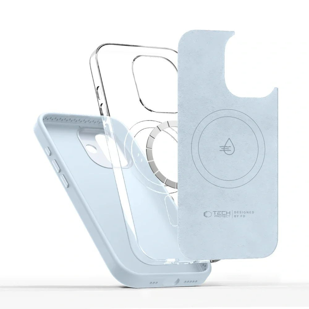 Tech - Protect iPhone 17 - Uniq MagSafe - Θήκη Σιλικόνης - Mist Blue