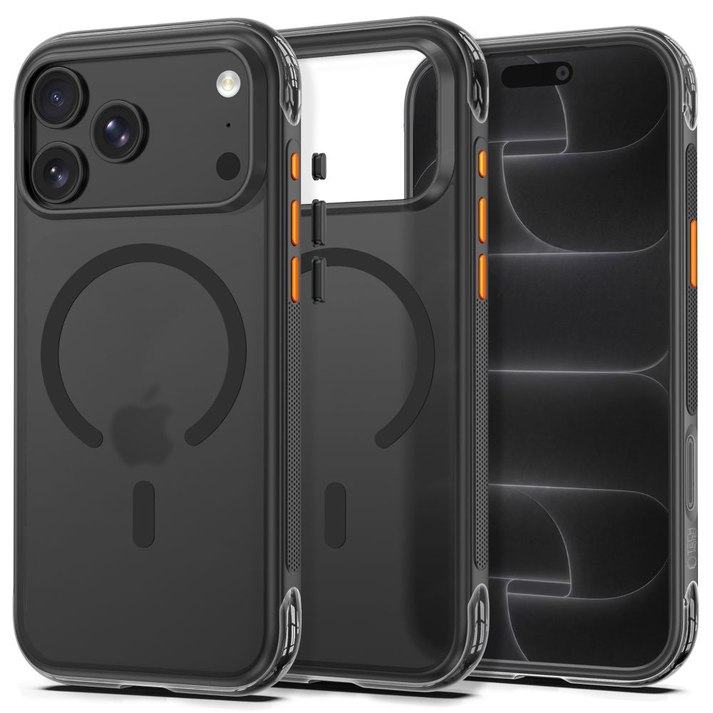 Tech-Protect iPhone 18 Pro / iPhone 17 Pro - Σκληρή Θήκη MagSafe με Πλαίσιο Σιλικόνης - MagAir CC - Matte Black