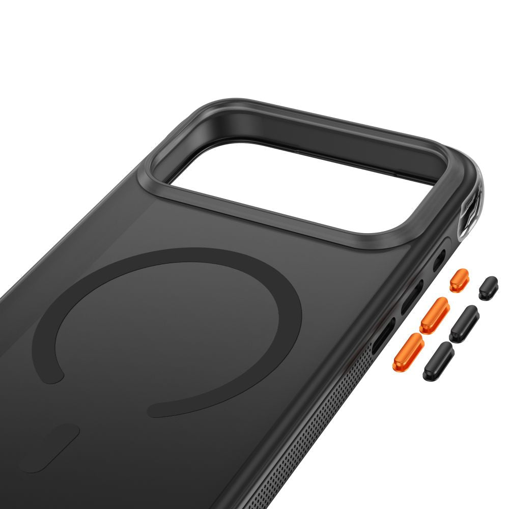Tech-Protect iPhone 18 Pro / iPhone 17 Pro - Σκληρή Θήκη MagSafe με Πλαίσιο Σιλικόνης - MagAir CC - Matte Black