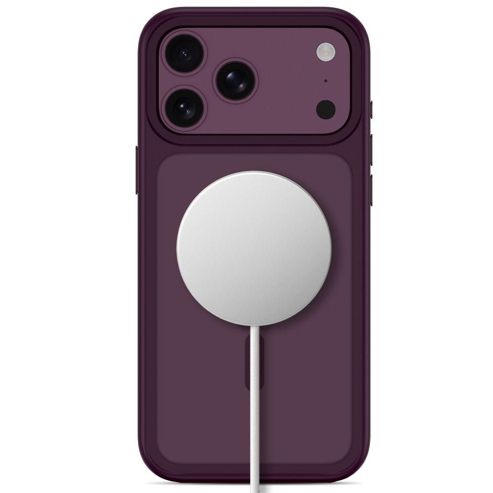 Tech-Protect iPhone 18 Pro / iPhone 17 Pro - Σκληρή Θήκη MagSafe με Πλαίσιο Σιλικόνης - MagMat CC - Matte Burgundy