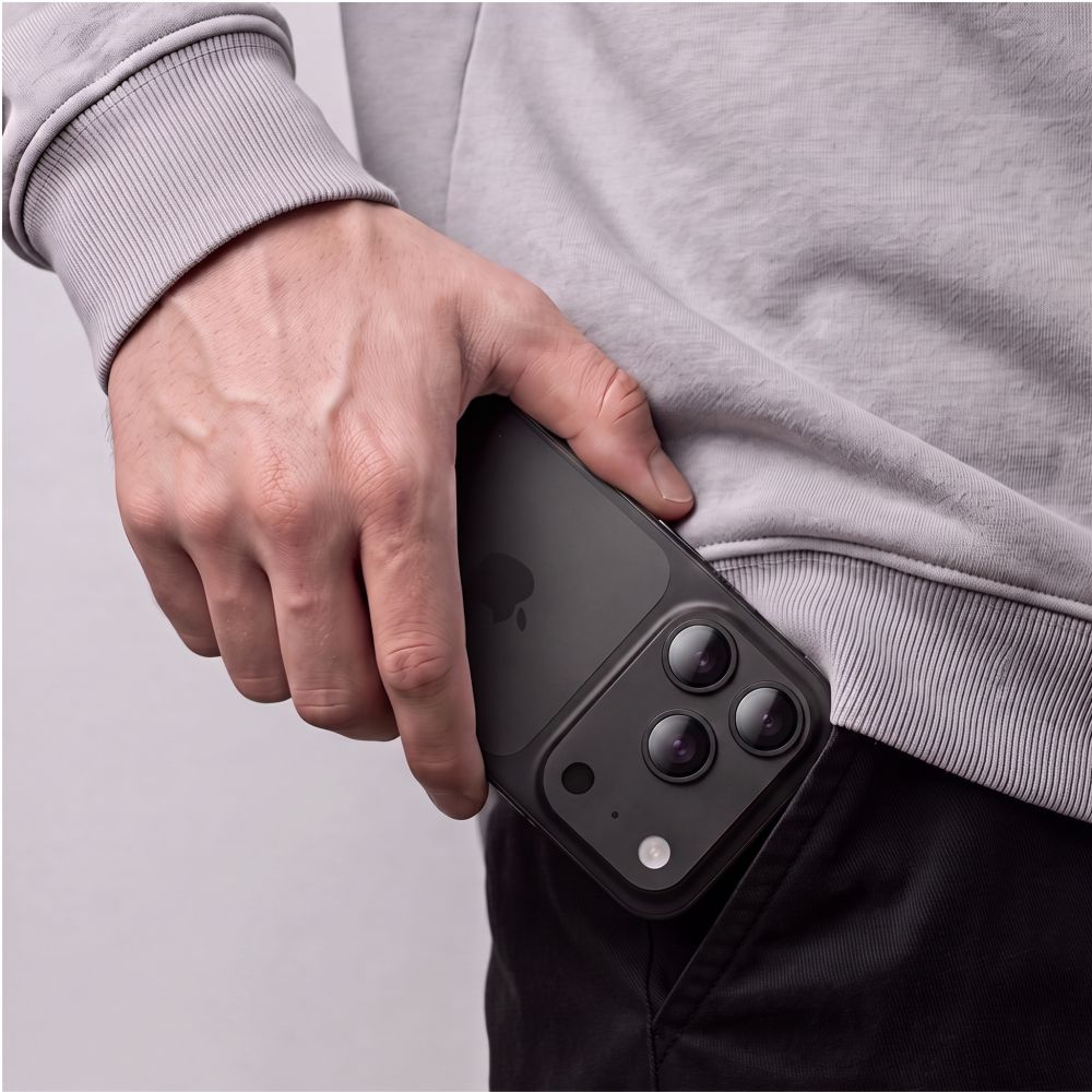 Tech-Protect iPhone 18 Pro Max - Camfull Fit+ - Προστατευτικό για την Κάμερα με Αντιχαρακτικό Γυαλί - Black
