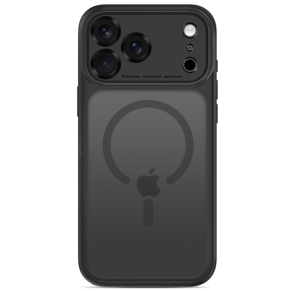 Tech-Protect iPhone 18 Pro Max / iPhone 17 Pro Max - Σκληρή Θήκη με Πλαίσιο Σιλικόνης και MagSafe - MagPeak MagSafe CC - Matte Black