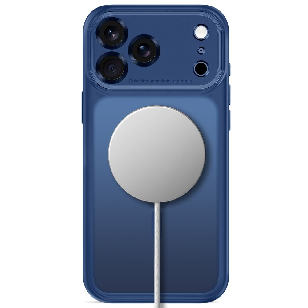 Tech-Protect iPhone 18 Pro Max / iPhone 17 Pro Max - Σκληρή Θήκη με Πλαίσιο Σιλικόνης και MagSafe - MagPeak MagSafe CC - Matte Deep Blue