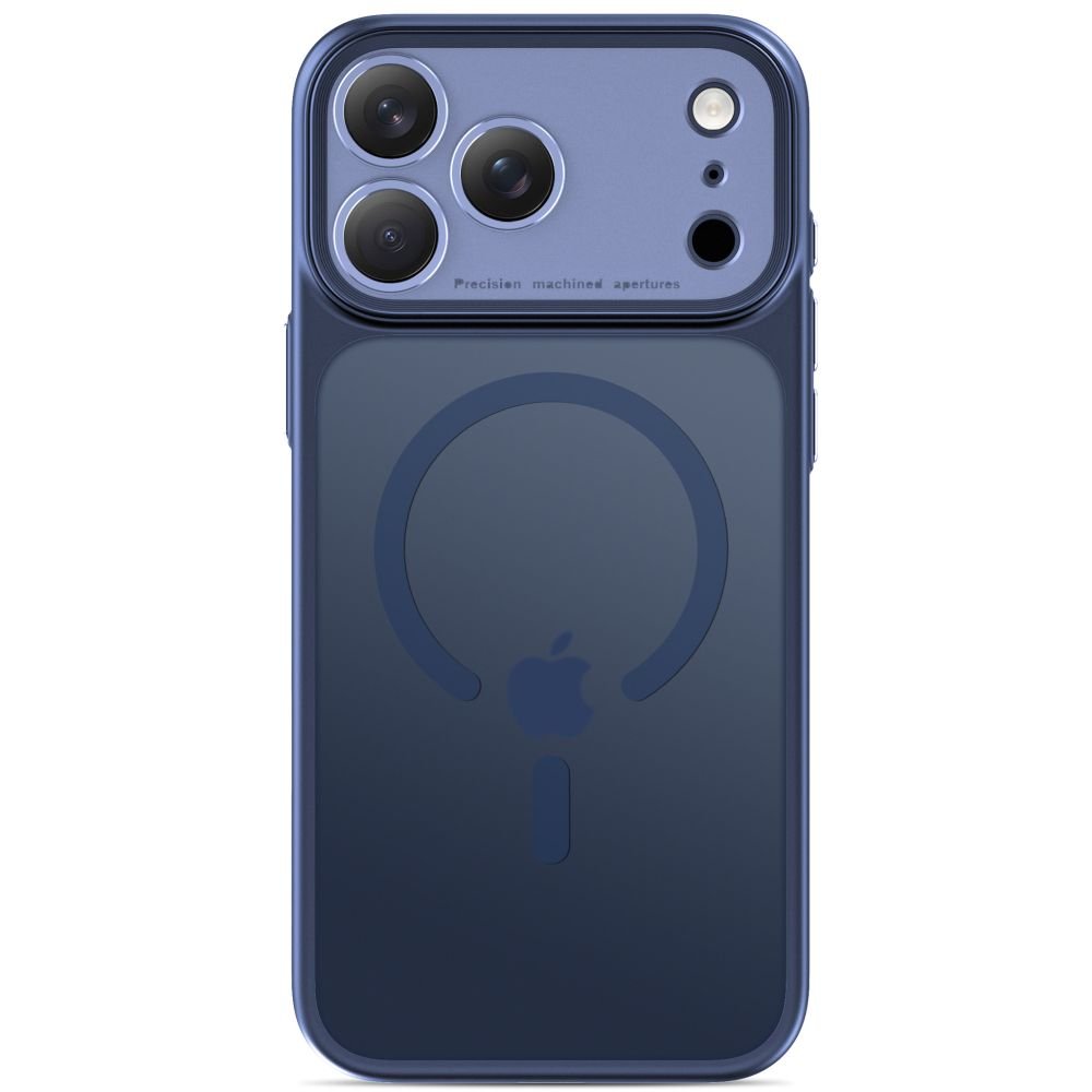 Tech-Protect iPhone 18 Pro Max / iPhone 17 Pro Max - Σκληρή Θήκη με Πλαίσιο Σιλικόνης και MagSafe - MagPrime MagSafe CC - Matte Deep Blue