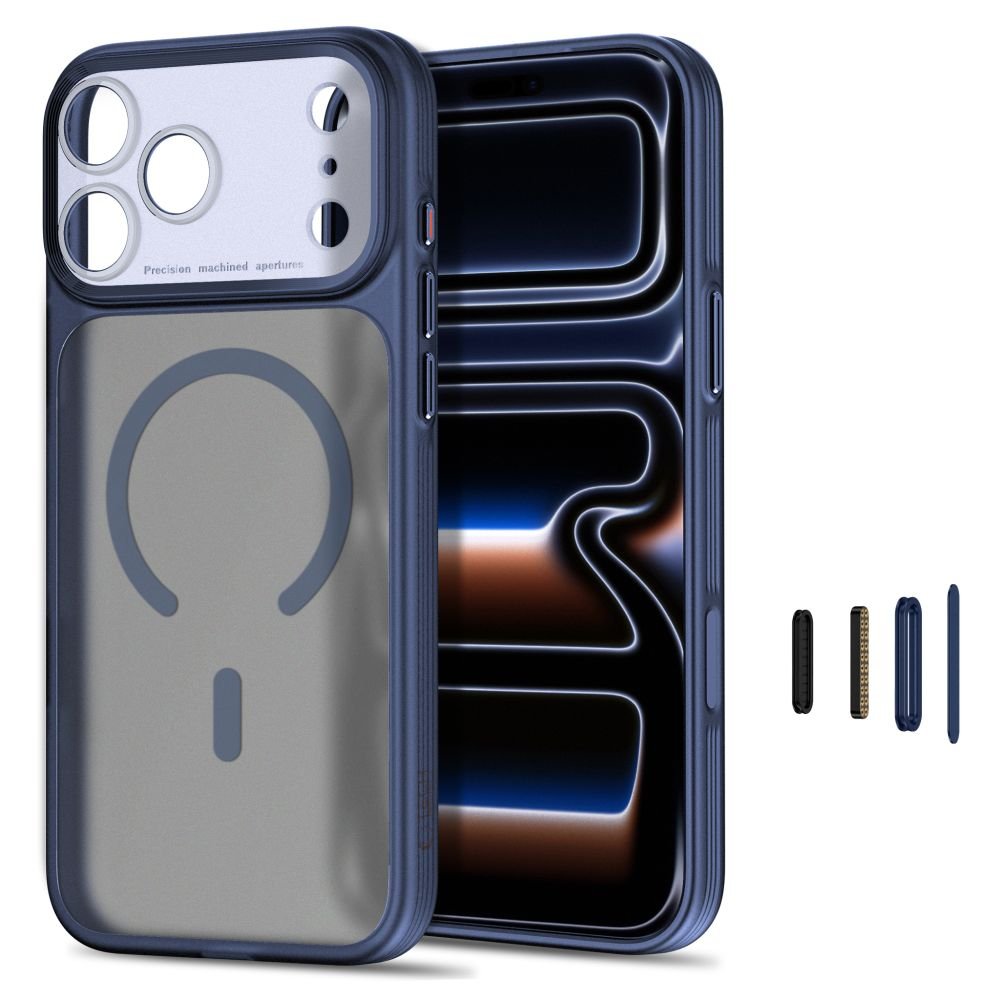 Tech-Protect iPhone 18 Pro Max / iPhone 17 Pro Max - Σκληρή Θήκη με Πλαίσιο Σιλικόνης και MagSafe - MagPrime MagSafe CC - Matte Deep Blue
