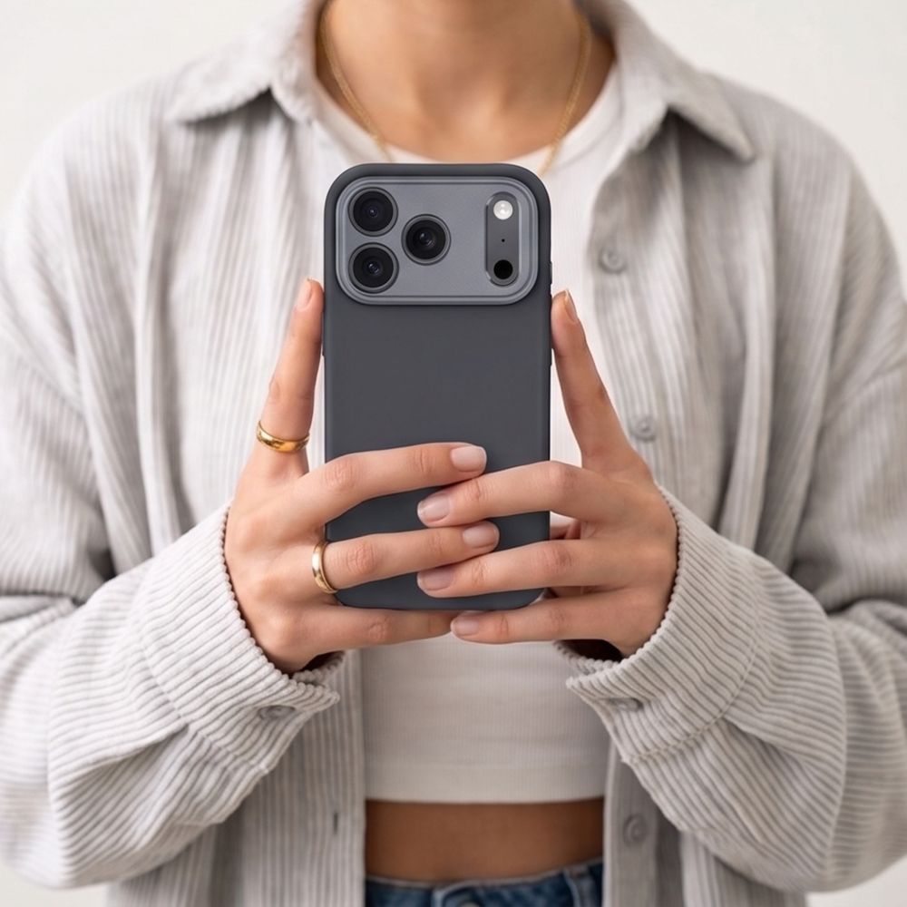 Tech-Protect iPhone 18 Pro Max / iPhone 17 Pro Max - Σκληρή Θήκη με Πλαίσιο Σιλικόνης και MagSafe - Uniq MagSafe CC - Charcoal Grey