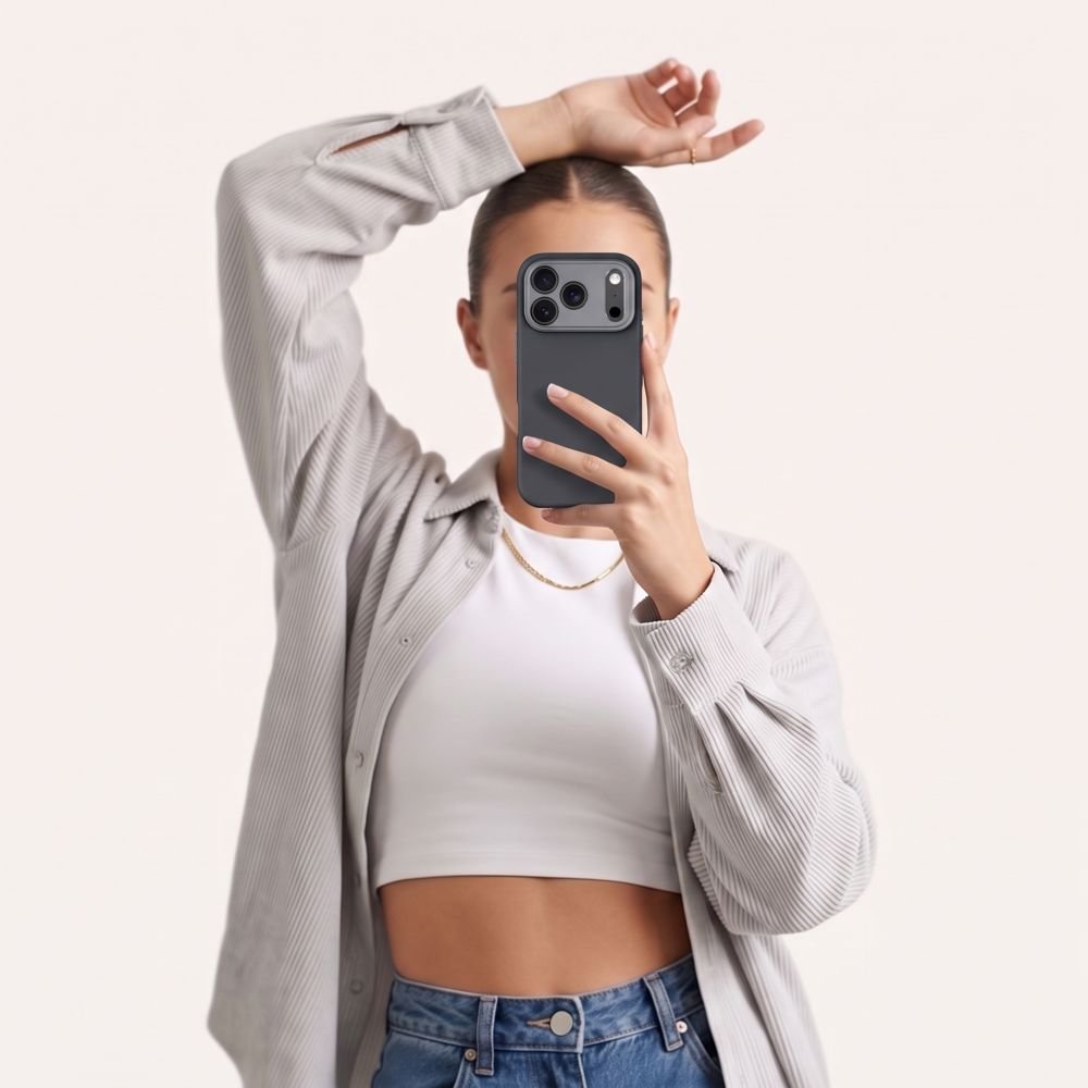 Tech-Protect iPhone 18 Pro Max / iPhone 17 Pro Max - Σκληρή Θήκη με Πλαίσιο Σιλικόνης και MagSafe - Uniq MagSafe CC - Charcoal Grey