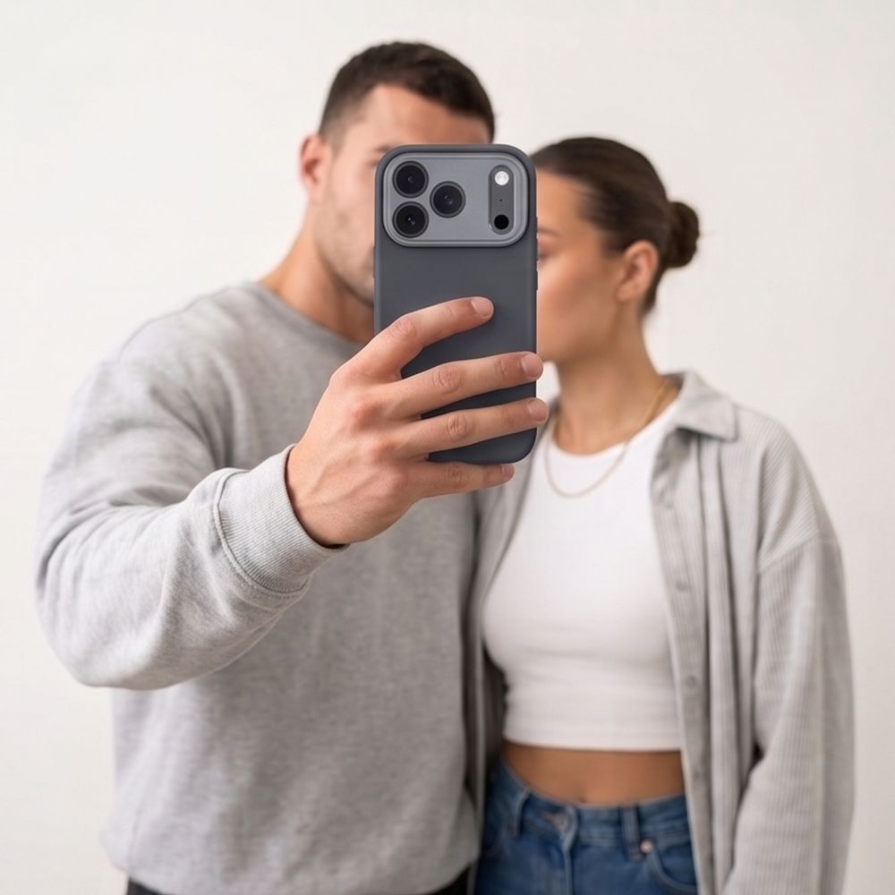 Tech-Protect iPhone 18 Pro Max / iPhone 17 Pro Max - Σκληρή Θήκη με Πλαίσιο Σιλικόνης και MagSafe - Uniq MagSafe CC - Charcoal Grey
